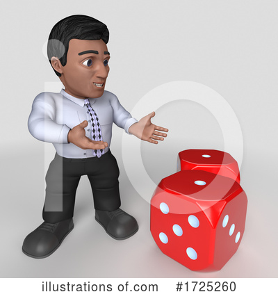 Dice Clipart #1725260 by KJ Pargeter