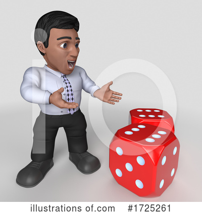 Dice Clipart #1725261 by KJ Pargeter