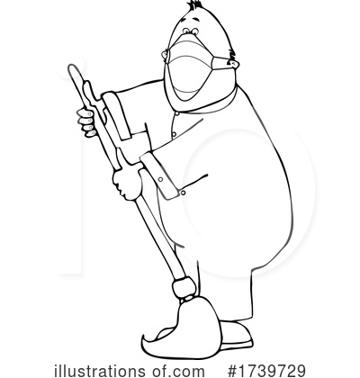 Mopping Clipart #1739729 by djart