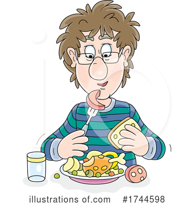 Meal Clipart #1744598 by Alex Bannykh