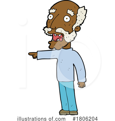 Old Man Clipart #1806204 by lineartestpilot