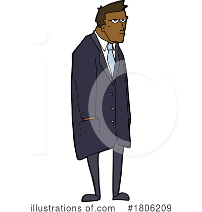Black Man Clipart #1806209 by lineartestpilot