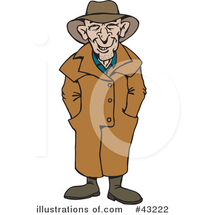 Royalty-Free (RF) Man Clipart Illustration by Dennis Holmes Designs - Stock Sample #43222