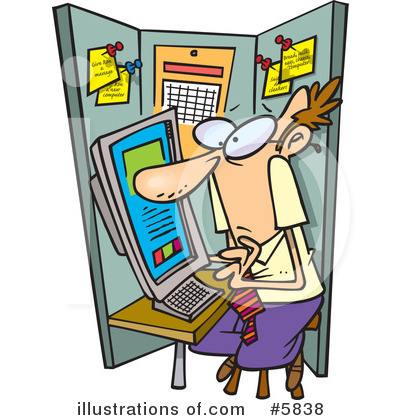 Cubicle Clipart #5838 by toonaday