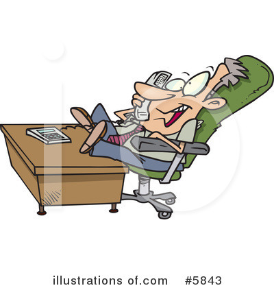 Royalty-Free (RF) Man Clipart Illustration by toonaday - Stock Sample #5843