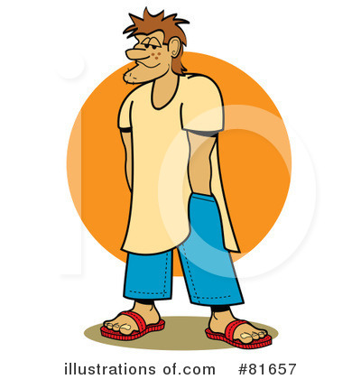 Royalty-Free (RF) Man Clipart Illustration by Andy Nortnik - Stock Sample #81657