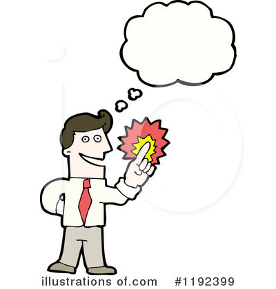 Royalty-Free (RF) Man Pointing Clipart Illustration by lineartestpilot - Stock Sample #1192399