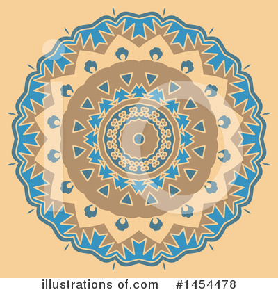 Royalty-Free (RF) Mandala Clipart Illustration by KJ Pargeter - Stock Sample #1454478
