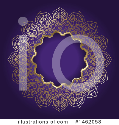 Royalty-Free (RF) Mandala Clipart Illustration by KJ Pargeter - Stock Sample #1462058
