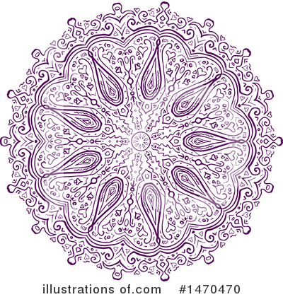 Royalty-Free (RF) Mandala Clipart Illustration by patrimonio - Stock Sample #1470470