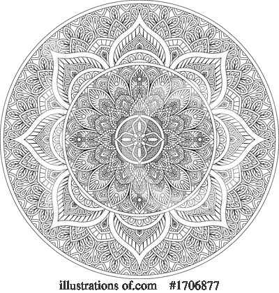 Royalty-Free (RF) Mandala Clipart Illustration by AtStockIllustration - Stock Sample #1706877