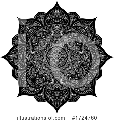 Royalty-Free (RF) Mandala Clipart Illustration by AtStockIllustration - Stock Sample #1724760