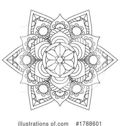 Royalty-Free (RF) Mandala Clipart Illustration by KJ Pargeter - Stock Sample #1788601