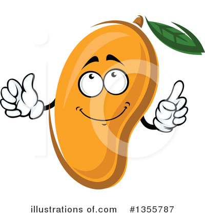 Royalty-Free (RF) Mango Clipart Illustration by Vector Tradition SM - Stock Sample #1355787