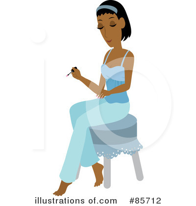 Royalty-Free (RF) Manicure Clipart Illustration by Rosie Piter - Stock Sample #85712