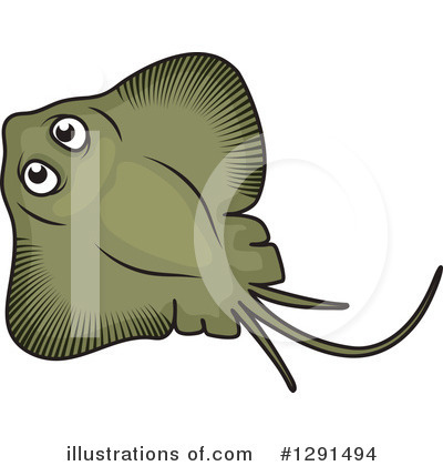 Manta Ray Clipart #1291494 by Vector Tradition SM