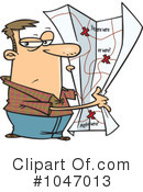 Map Clipart #1047013 by toonaday