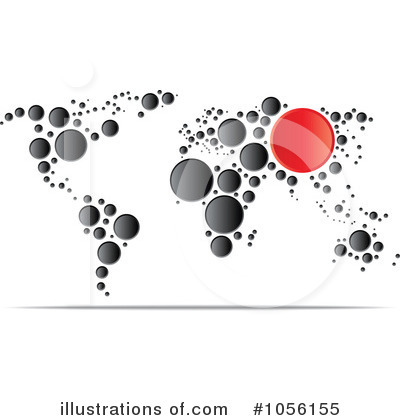 World Map Clipart #1056155 by Andrei Marincas