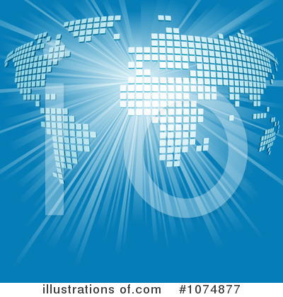 Royalty-Free (RF) Map Clipart Illustration by dero - Stock Sample #1074877