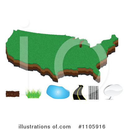 United States Clipart #1105916 by Andrei Marincas