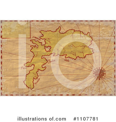 Royalty-Free (RF) Map Clipart Illustration by patrimonio - Stock Sample #1107781