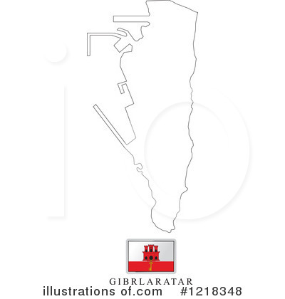 Royalty-Free (RF) Map Clipart Illustration by Lal Perera - Stock Sample #1218348