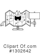 Map Clipart #1302642 by Cory Thoman