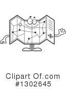 Map Clipart #1302645 by Cory Thoman