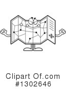 Map Clipart #1302646 by Cory Thoman