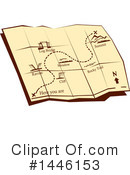 Map Clipart #1446153 by patrimonio