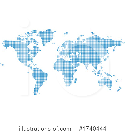 Royalty-Free (RF) Map Clipart Illustration by AtStockIllustration - Stock Sample #1740444