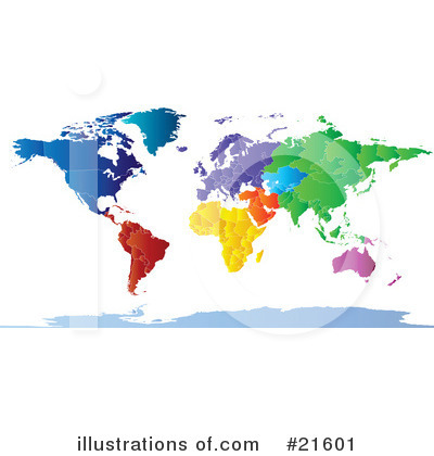 Royalty-Free (RF) Map Clipart Illustration by Tonis Pan - Stock Sample #21601