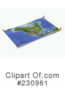 Map Clipart #230961 by Michael Schmeling