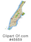 Map Clipart #45659 by Michael Schmeling
