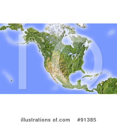 Royalty-Free (RF) Map Clipart Illustration by Michael Schmeling - Stock Sample #91385