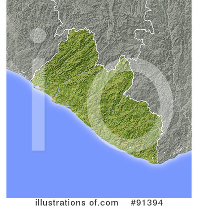 Royalty-Free (RF) Map Clipart Illustration by Michael Schmeling - Stock Sample #91394