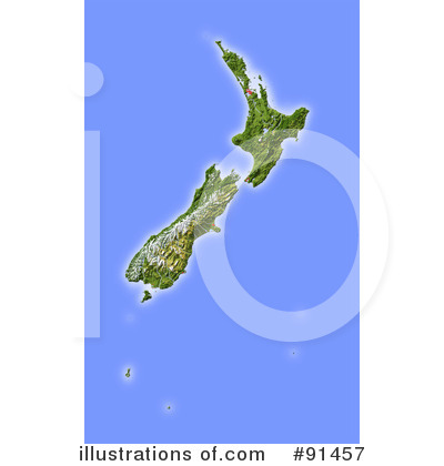 New Zealand Clipart #91457 by Michael Schmeling