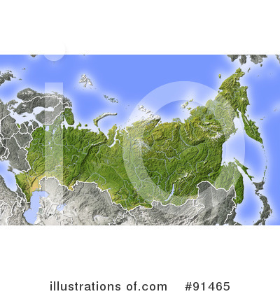 Royalty-Free (RF) Map Clipart Illustration by Michael Schmeling - Stock Sample #91465