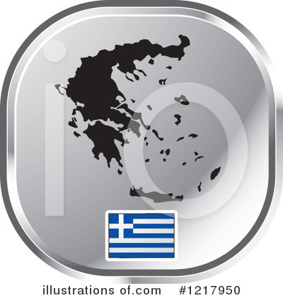 Greek Flag Clipart #1217950 by Lal Perera