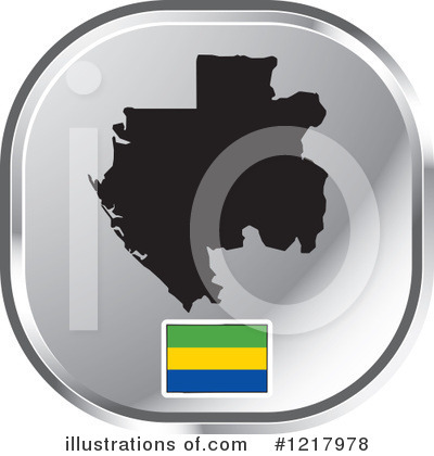 Gabon Flag Clipart #1217978 by Lal Perera