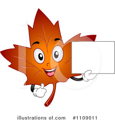 Royalty-Free (RF) Maple Leaf Clipart Illustration by BNP Design Studio - Stock Sample #1109011