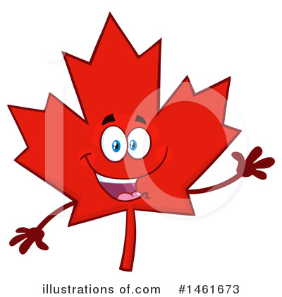 Royalty-Free (RF) Maple Leaf Clipart Illustration by Hit Toon - Stock Sample #1461673