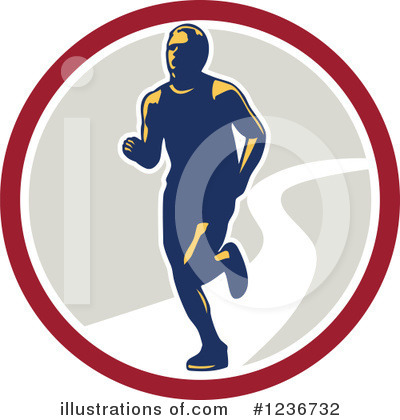 Royalty-Free (RF) Marathon Clipart Illustration by patrimonio - Stock Sample #1236732