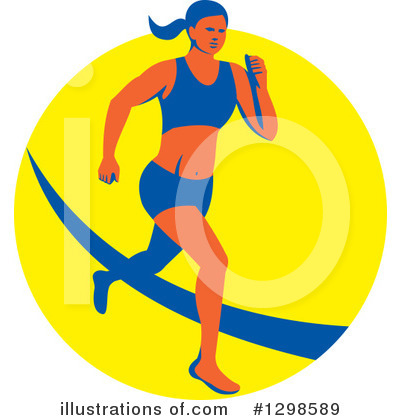 Royalty-Free (RF) Marathon Clipart Illustration by patrimonio - Stock Sample #1298589