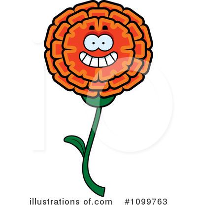 Marigold Clipart #1099763 by Cory Thoman