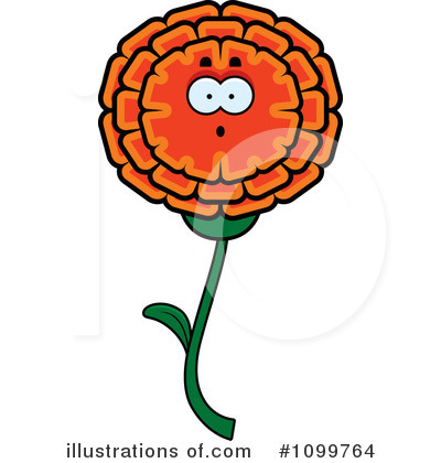 Royalty-Free (RF) Marigold Clipart Illustration by Cory Thoman - Stock Sample #1099764