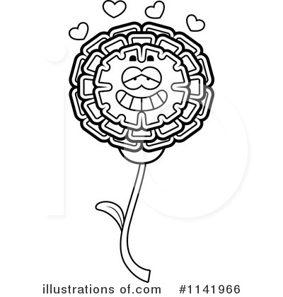 Marigold Clipart #1141966 by Cory Thoman