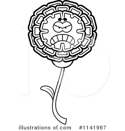 Marigold Clipart #1141967 by Cory Thoman