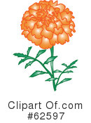 Marigold Clipart #62597 by Pams Clipart