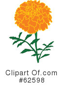 Marigold Clipart #62598 by Pams Clipart